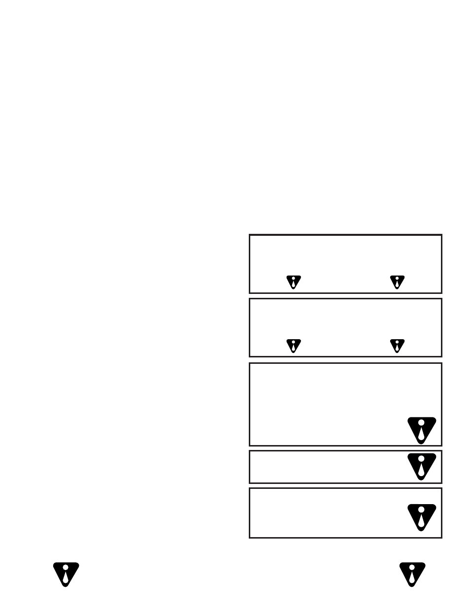 Reglas de seguridad, Advertencia, Ii. funcionamiento en pendientes | I. funcionamiento general | Poulan Pro PO17542LT LAWN TRACTOR User Manual | Page 55 / 56