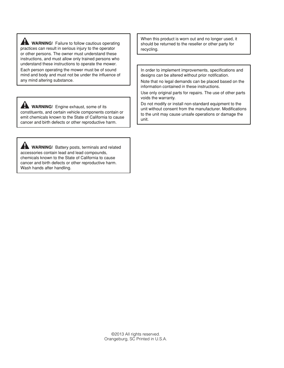 Poulan Pro 461ZX_966681802 LAWN TRACTOR User Manual | Page 2 / 44