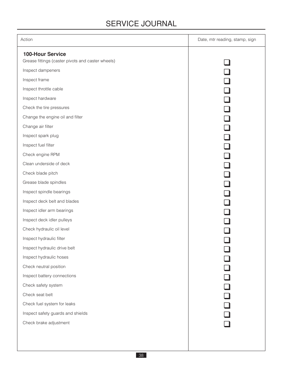 Poulan Pro 461ZX_966681802 LAWN TRACTOR User Manual | Page 38 / 44