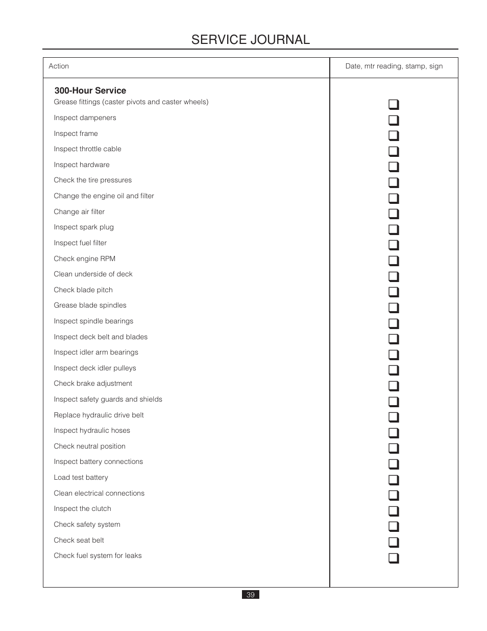 Poulan Pro 461ZX_966681802 LAWN TRACTOR User Manual | Page 39 / 44