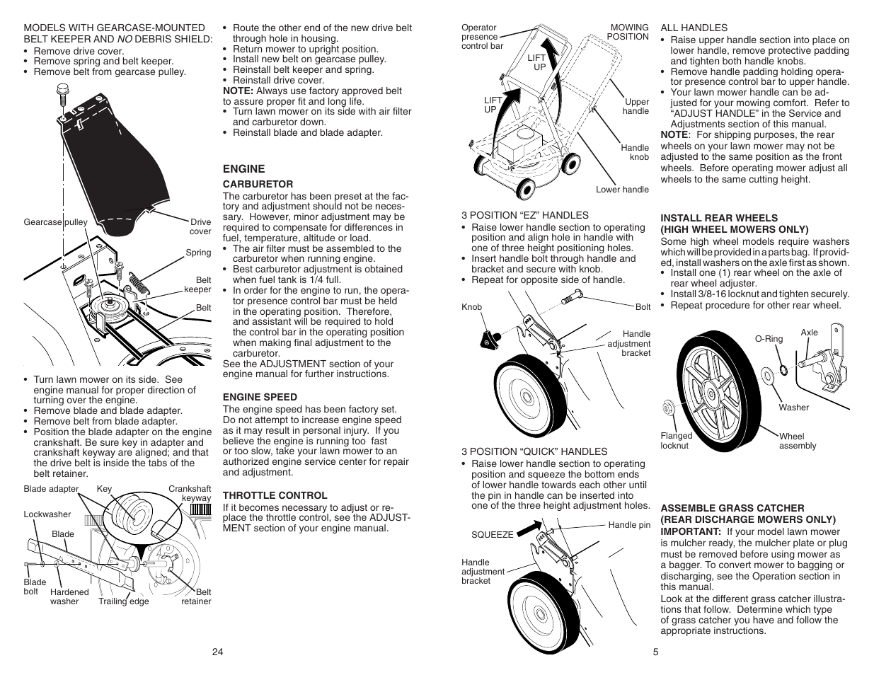 Poulan Pro PR625Y22RKP LAWN MOWER User Manual | Page 5 / 14