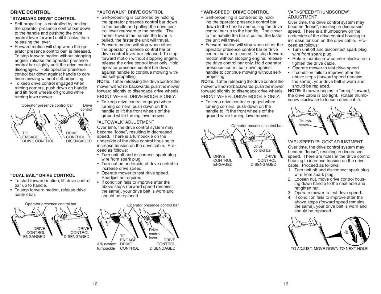 Poulan Pro PR600Y21RP LAWN MOWER User Manual | Page 12 / 12