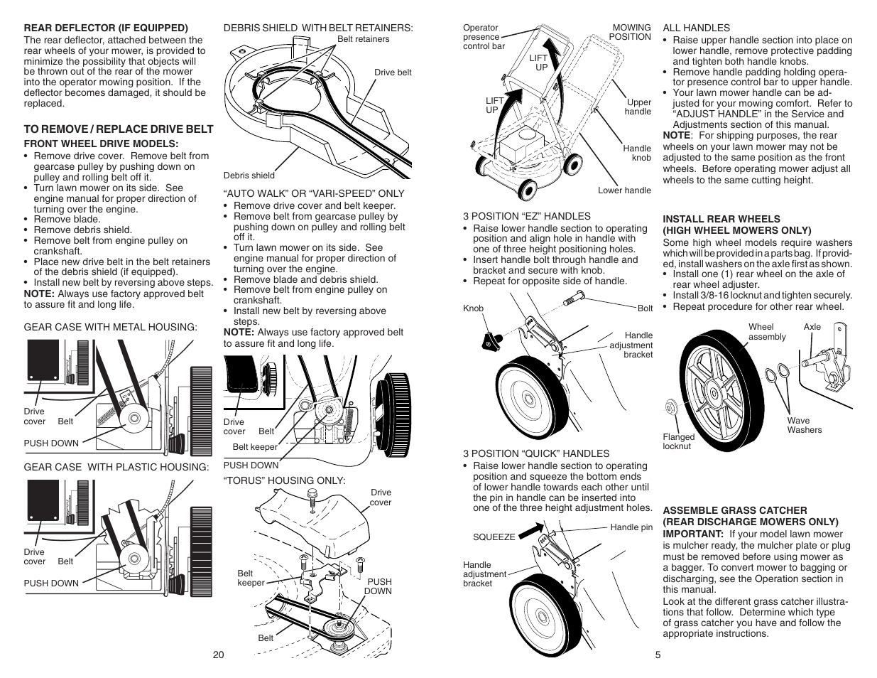 Poulan Pro PR600Y22SHP LAWN MOWER User Manual | Page 5 / 12