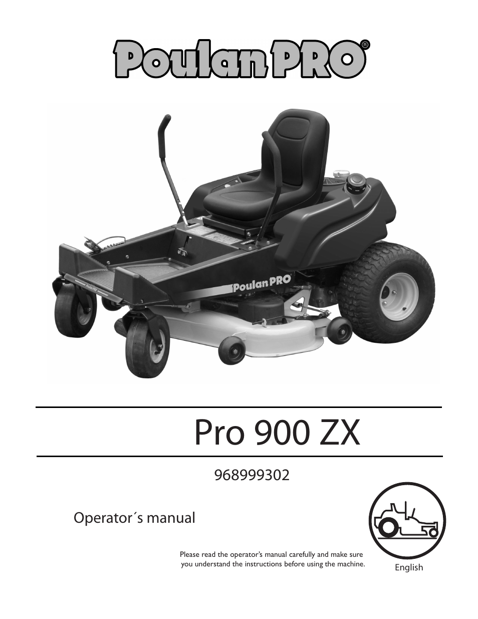 Poulan Pro Pro 900 ZX 968999302 User Manual | 80 pages