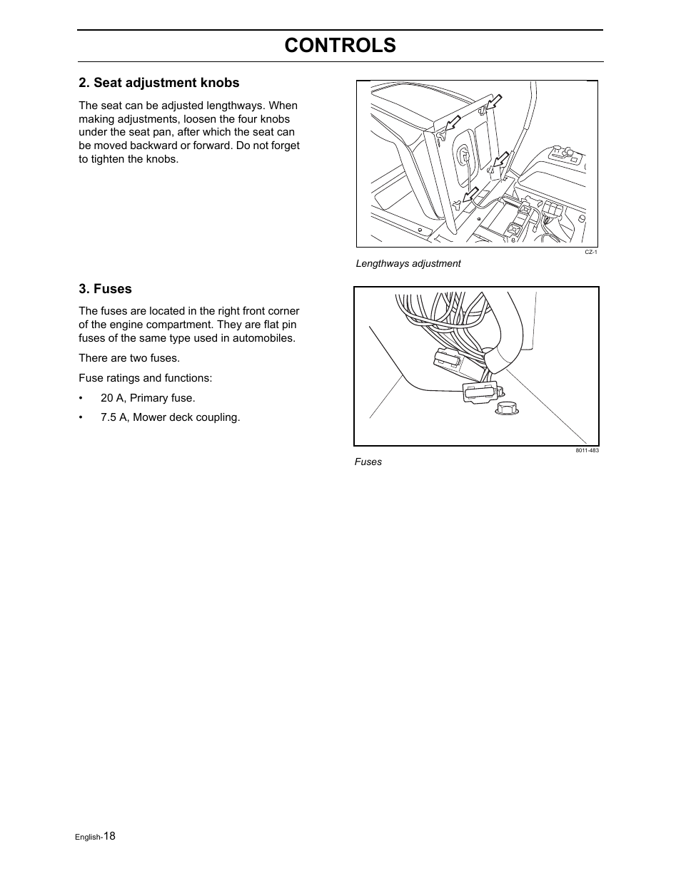 Controls | Poulan Pro Pro 900 ZX 968999302 User Manual | Page 20 / 80