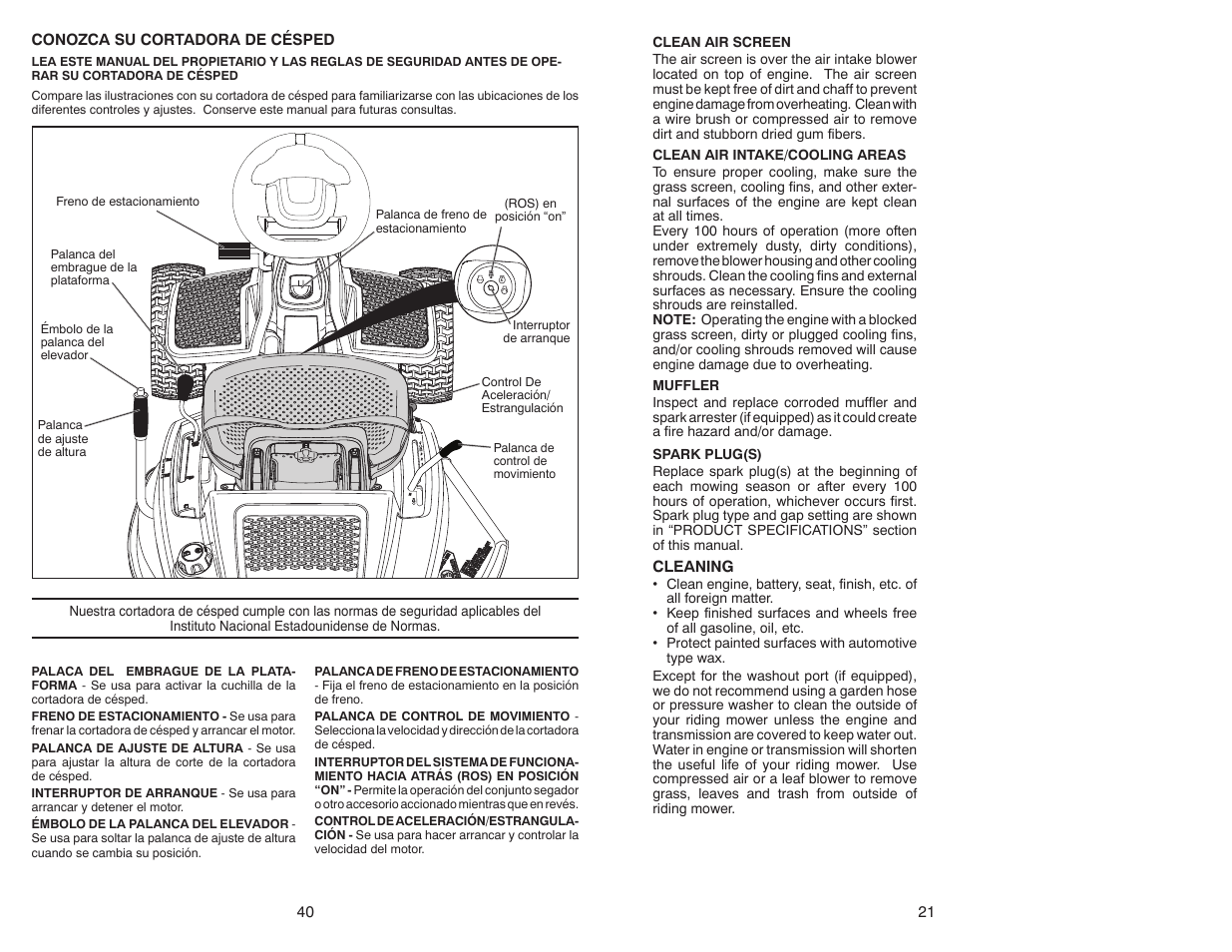 Poulan Pro PB30 User Manual | Page 21 / 30