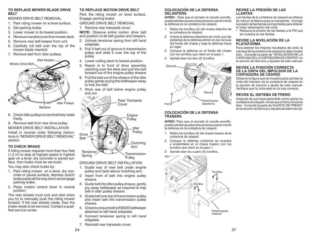 Poulan Pro PB30 User Manual | Page 24 / 30