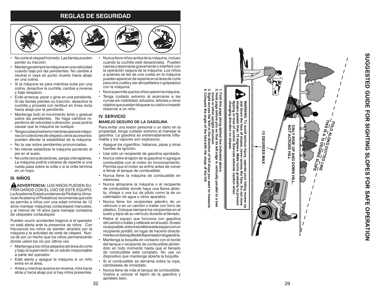 Reglas de seguridad | Poulan Pro PB30 User Manual | Page 29 / 30