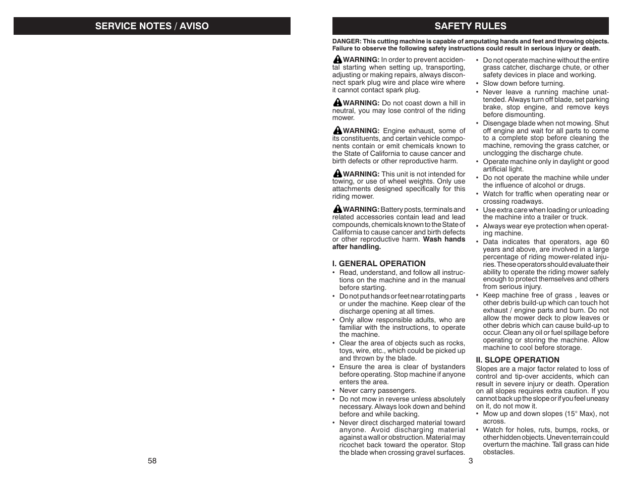 Safety rules | Poulan Pro PB30 User Manual | Page 3 / 30