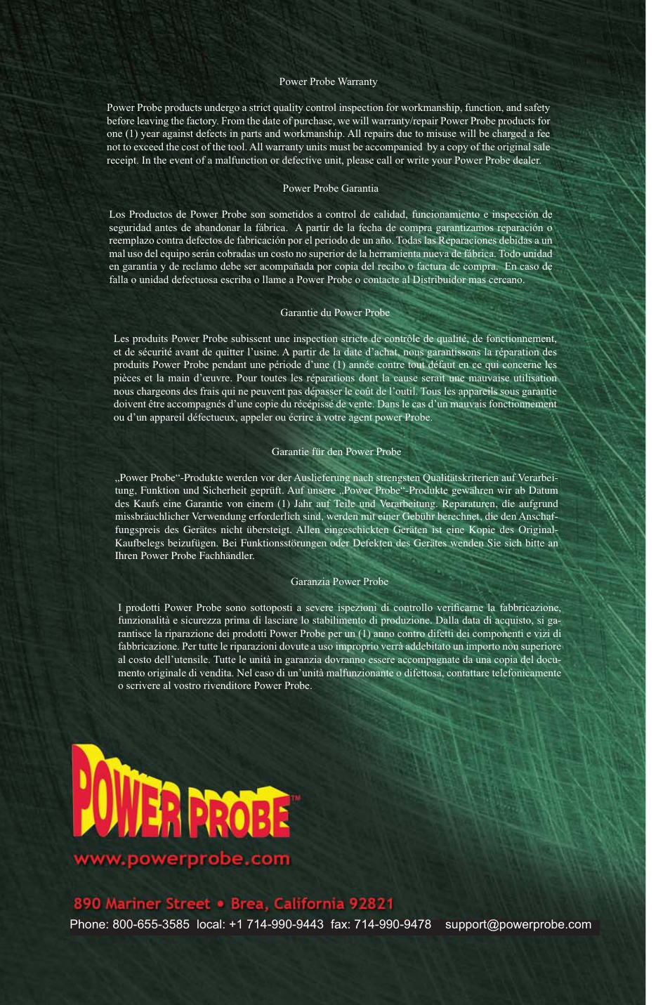 Pp1&2_62.eps | Power Probe 1 User Manual | Page 14 / 14