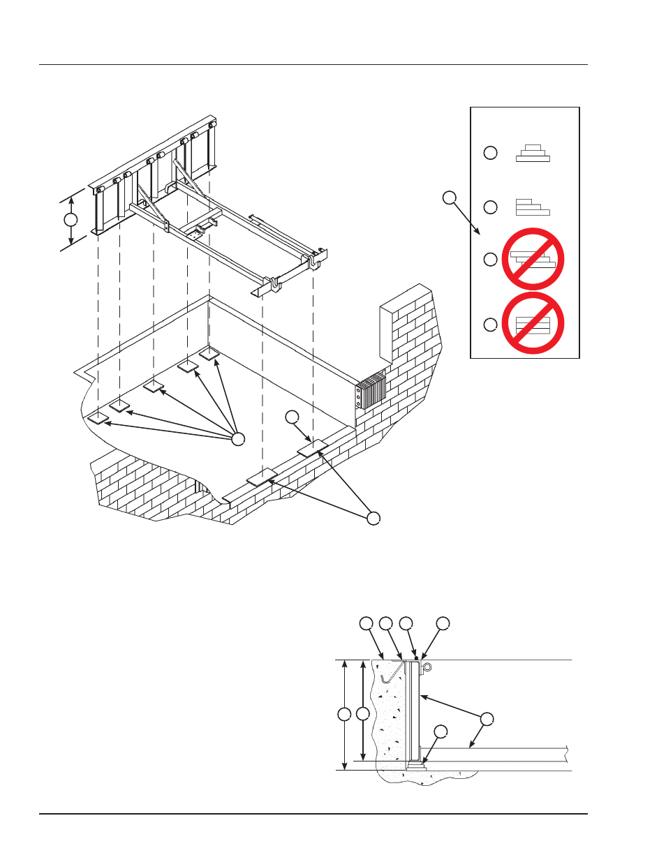 Installation, Install dock leveler | Poweramp VH SERIES HYDRAULIC User Manual | Page 14 / 52