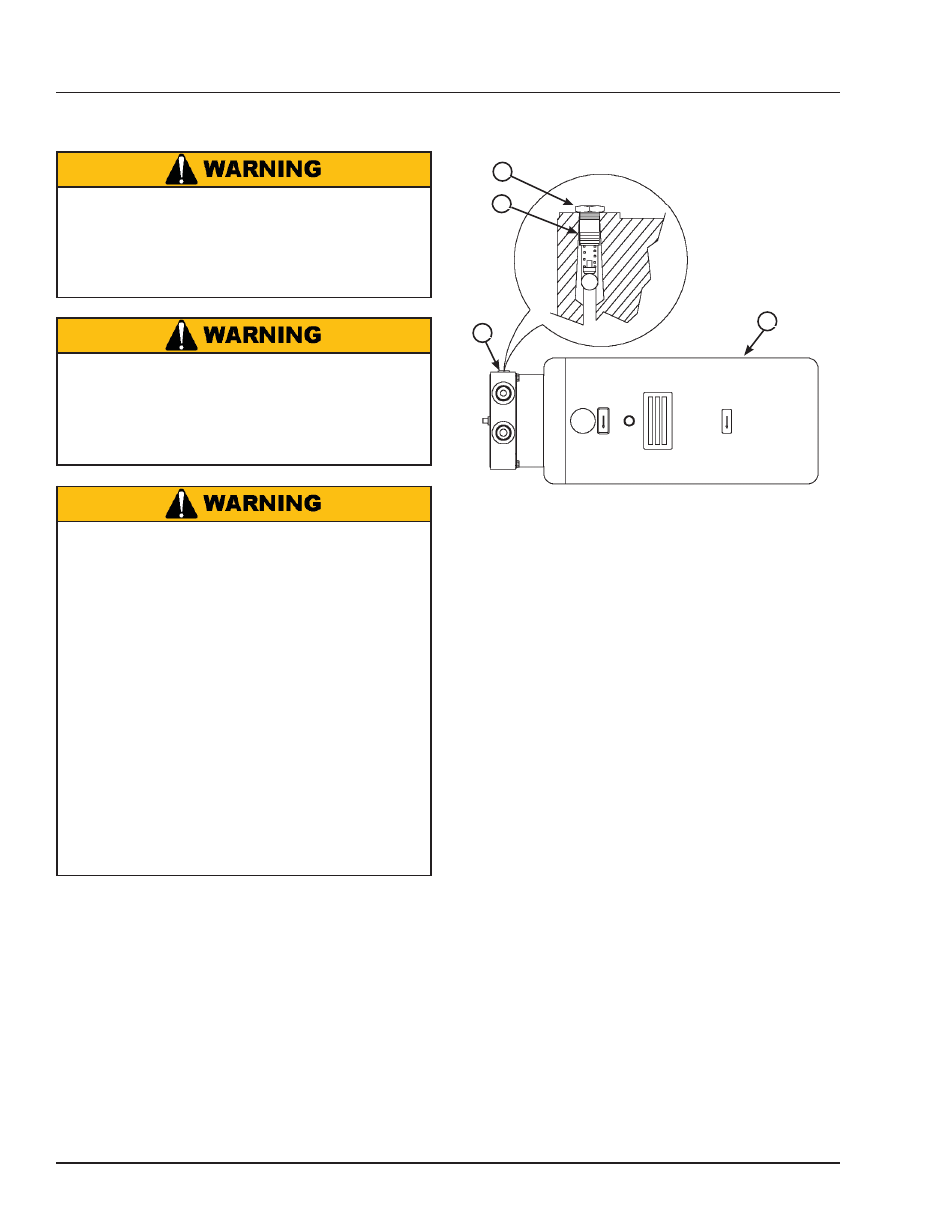 Adjustments, Adjust main pressure relief | Poweramp VH SERIES HYDRAULIC User Manual | Page 28 / 52