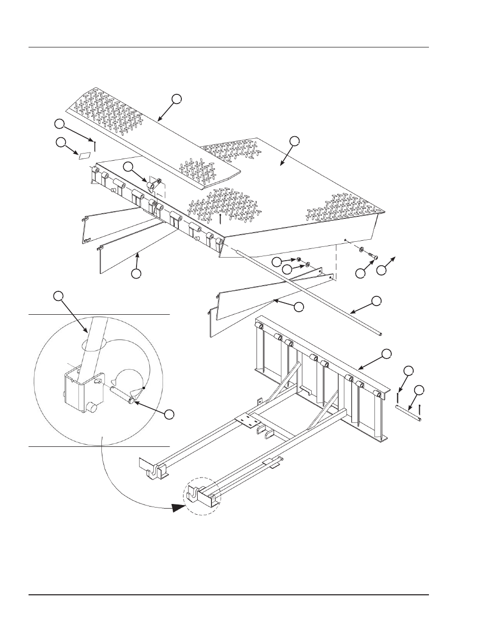 Parts, Frame and platform | Poweramp VH SERIES HYDRAULIC User Manual | Page 38 / 52