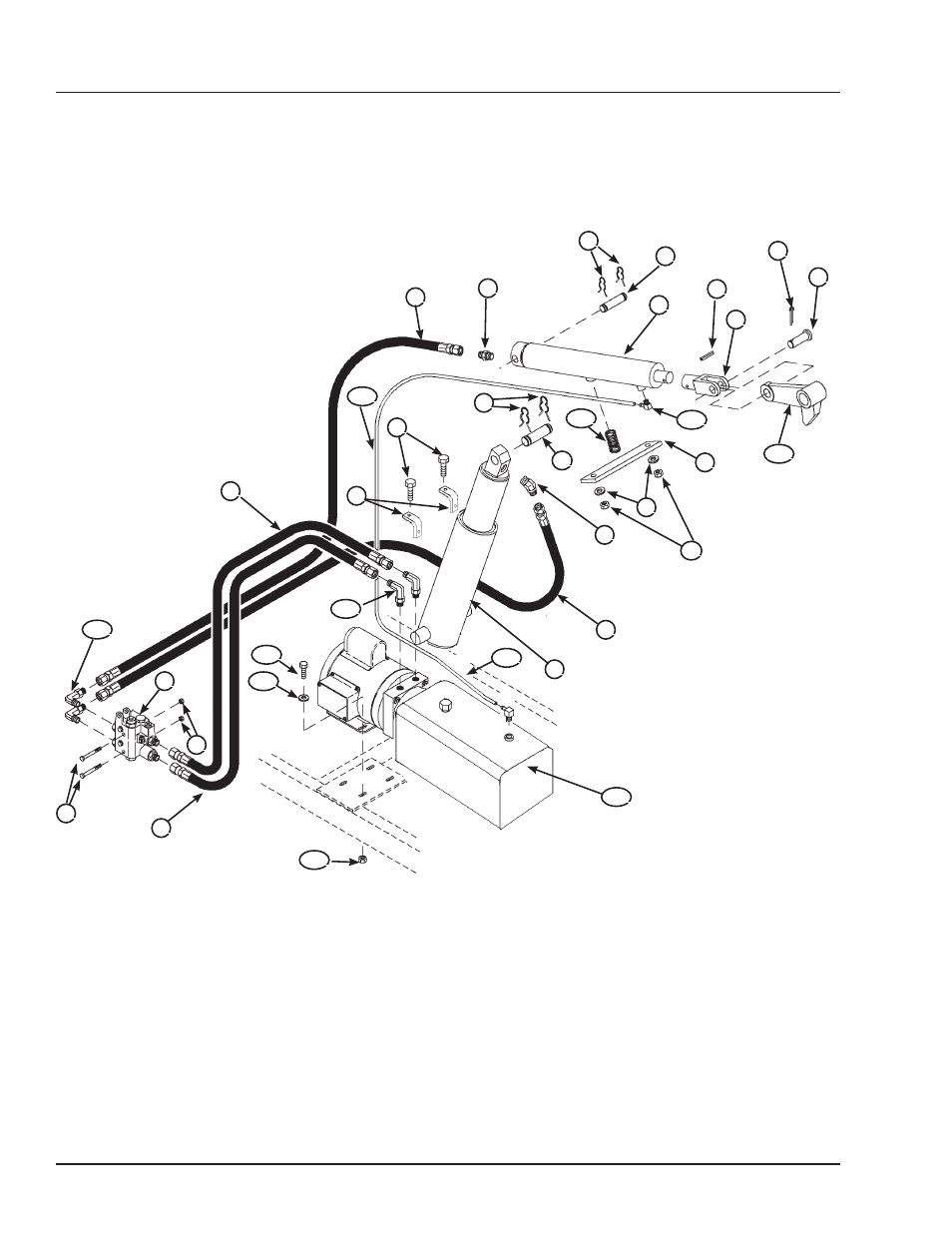 Parts, Hydraulic components | Poweramp VH SERIES HYDRAULIC User Manual | Page 40 / 52