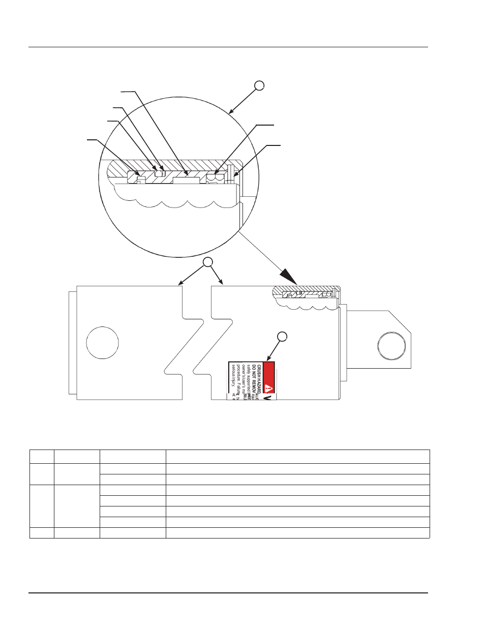 Parts, Platform cylinder repair parts | Poweramp VH SERIES HYDRAULIC User Manual | Page 42 / 52