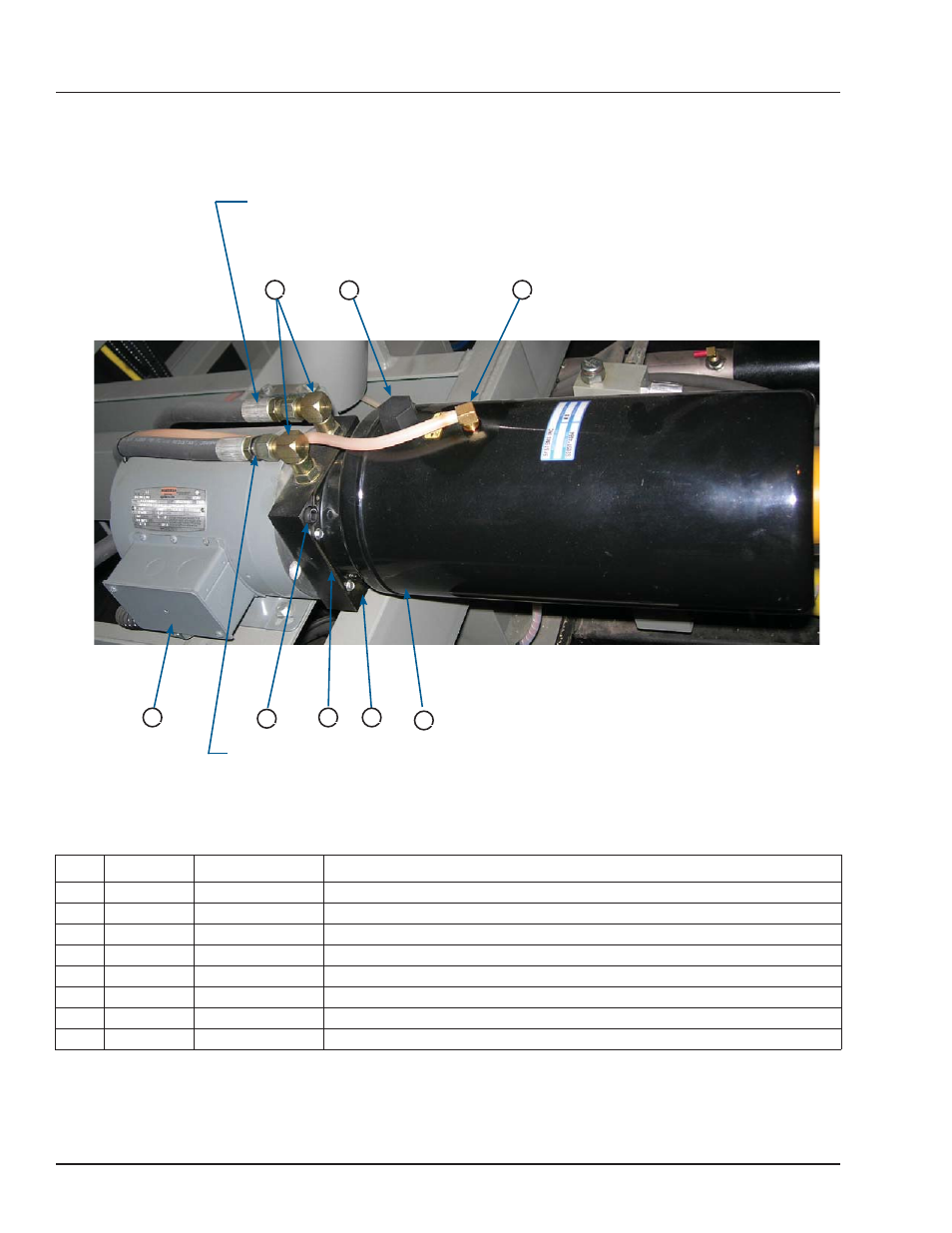 Parts, Power pack assembly, metal reservoir | Poweramp VH SERIES HYDRAULIC User Manual | Page 46 / 52