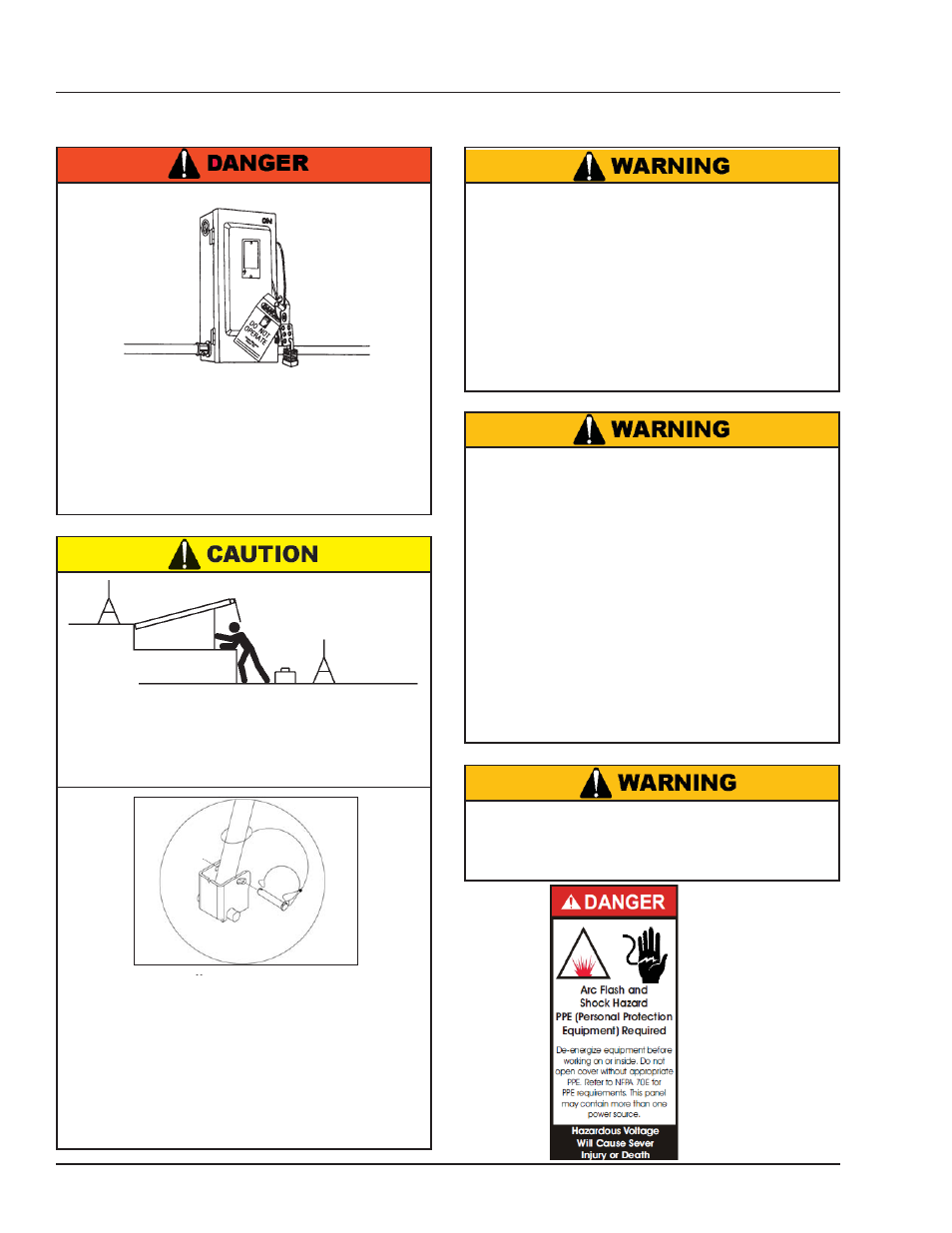 Safety, Maintenance safety precautions | Poweramp VH SERIES HYDRAULIC User Manual | Page 6 / 52