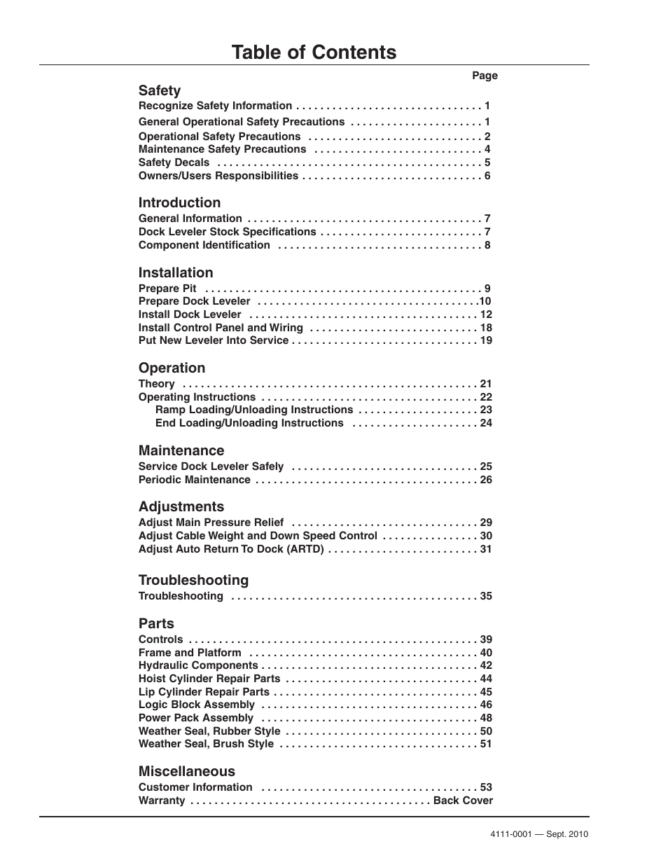Poweramp PR SERIES HYDRAULIC User Manual | Page 2 / 56