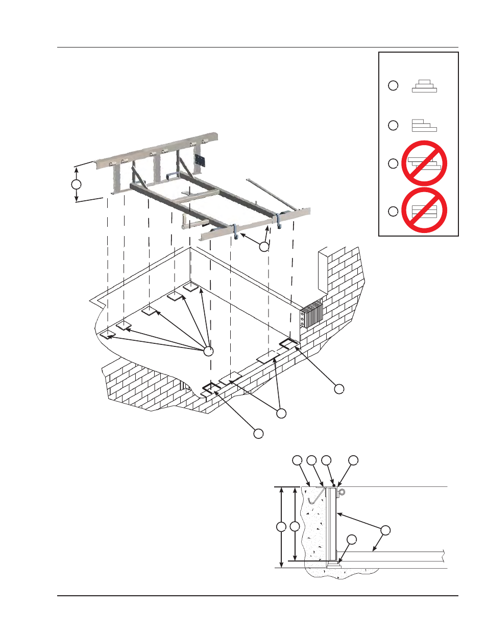 Installation, Install dock leveler | Poweramp AP SERIES AIR POWERED User Manual | Page 13 / 44