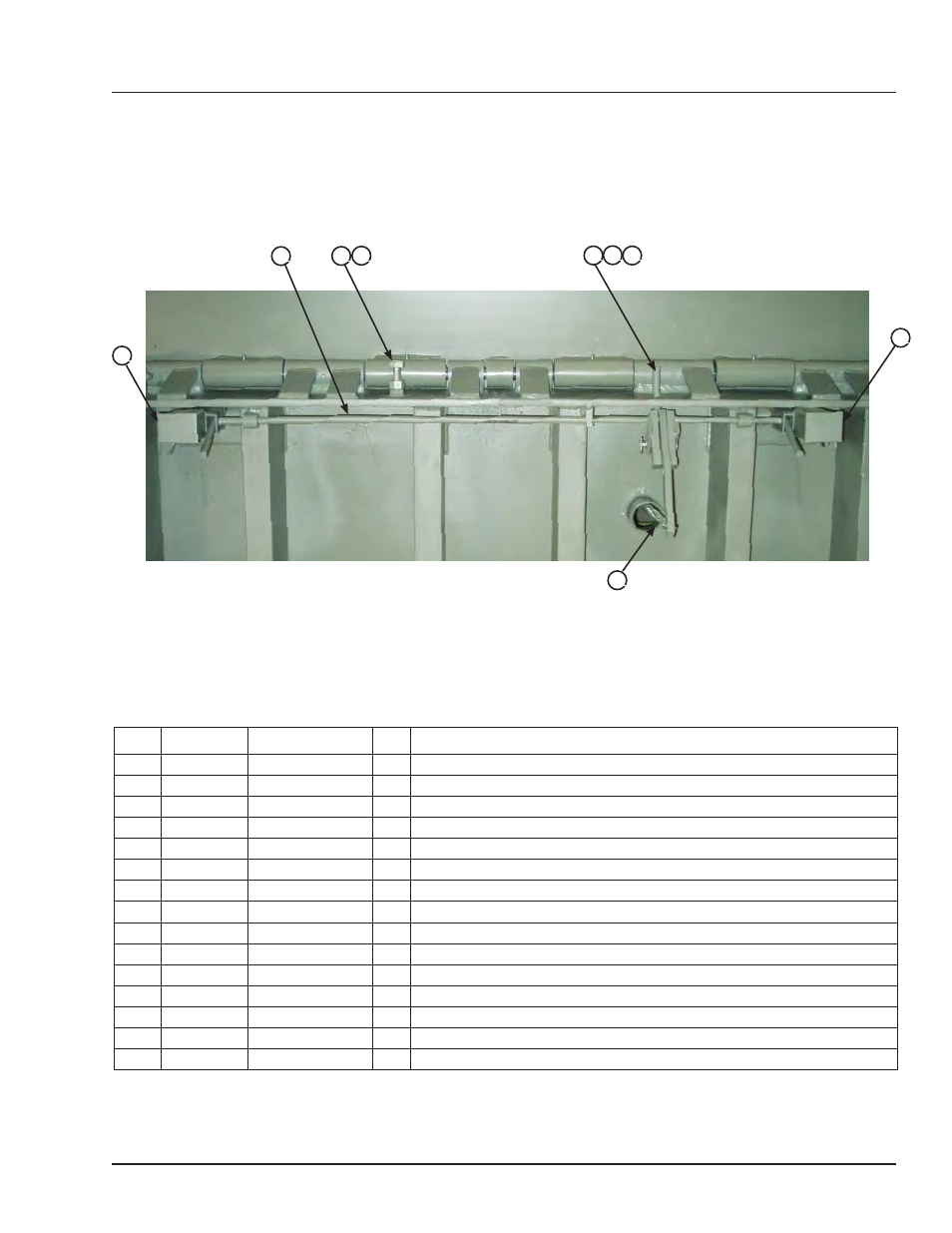 Parts, Below dock control | Poweramp AP SERIES AIR POWERED User Manual | Page 35 / 44