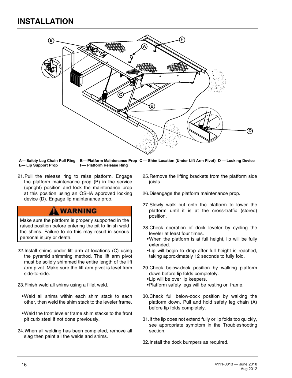 Installation | Poweramp LMP SERIES MECHANICAL User Manual | Page 18 / 40