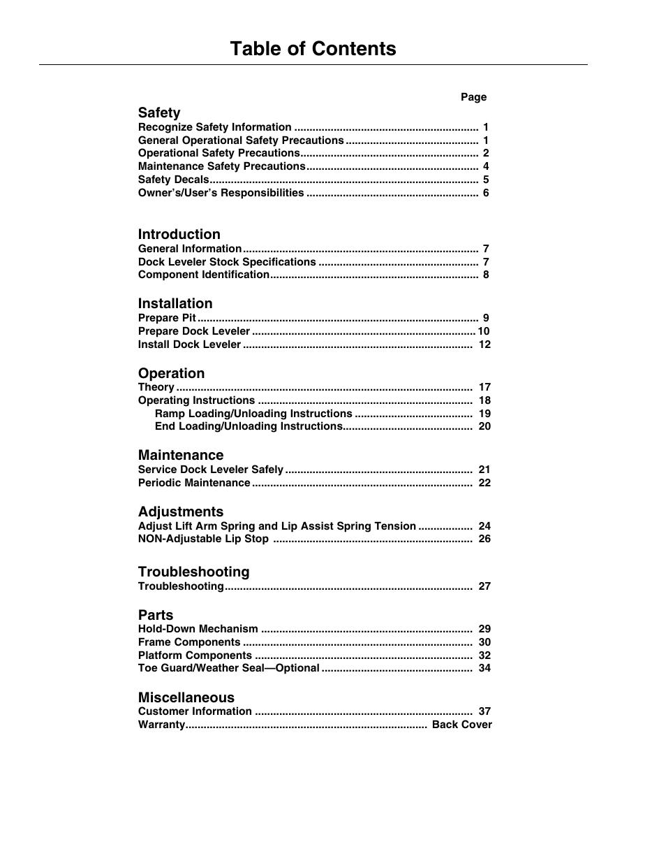 Poweramp LMP SERIES MECHANICAL User Manual | Page 2 / 40