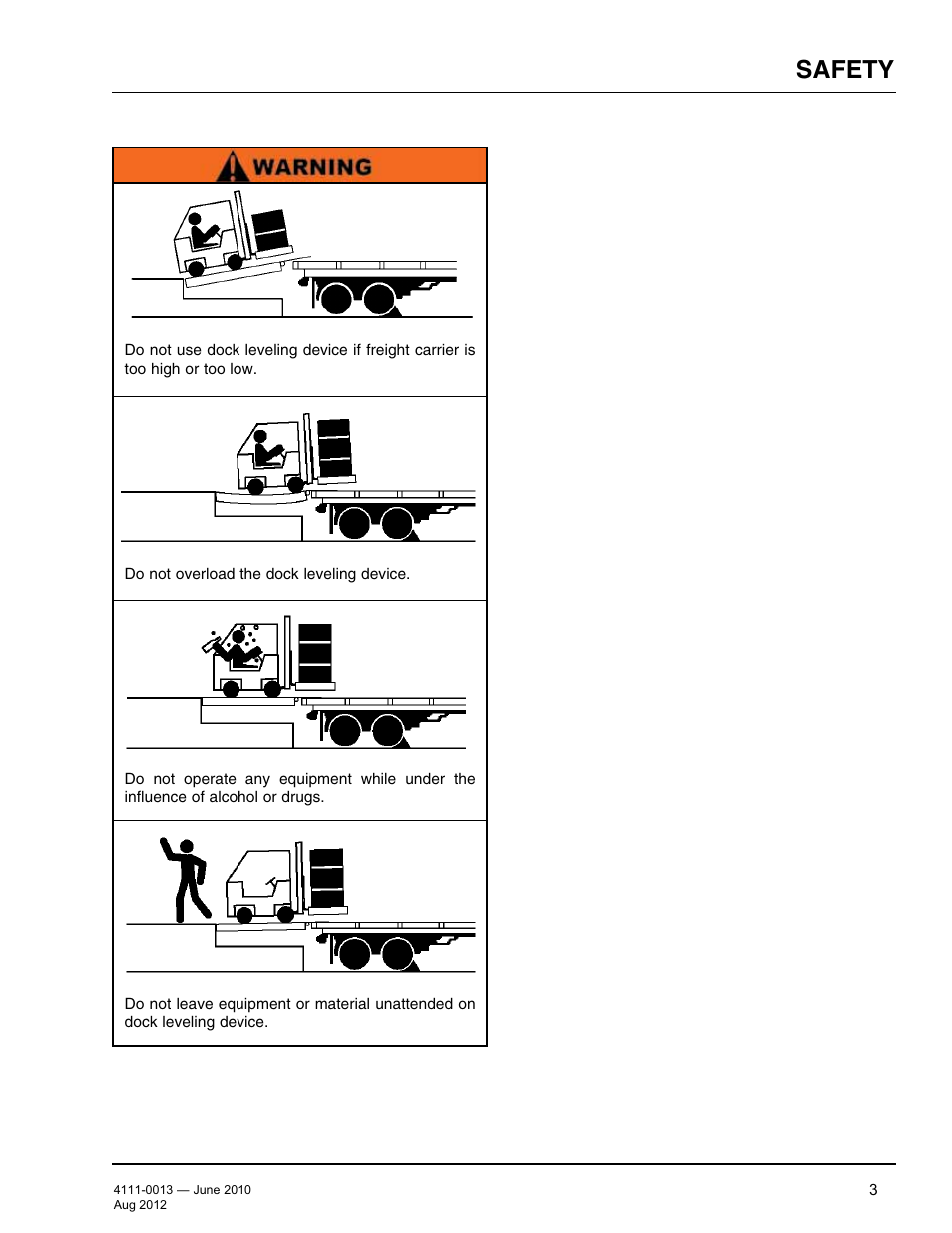 Safety | Poweramp LMP SERIES MECHANICAL User Manual | Page 5 / 40