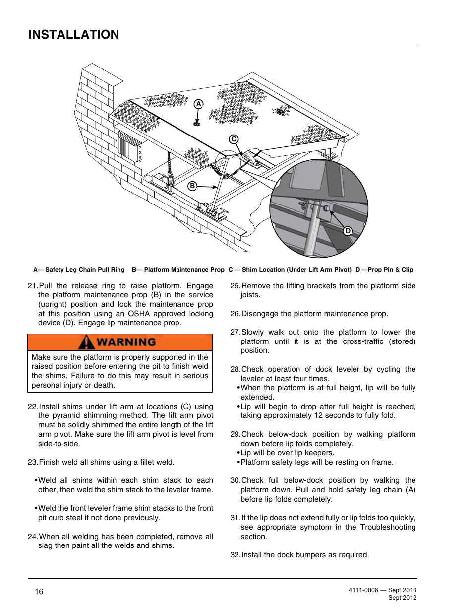 Installation | Poweramp CM SERIES MECHANICAL User Manual | Page 18 / 44