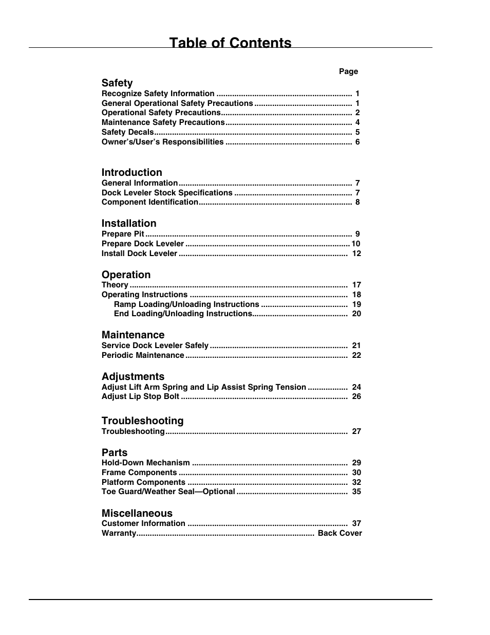 Poweramp CM SERIES MECHANICAL User Manual | Page 2 / 44