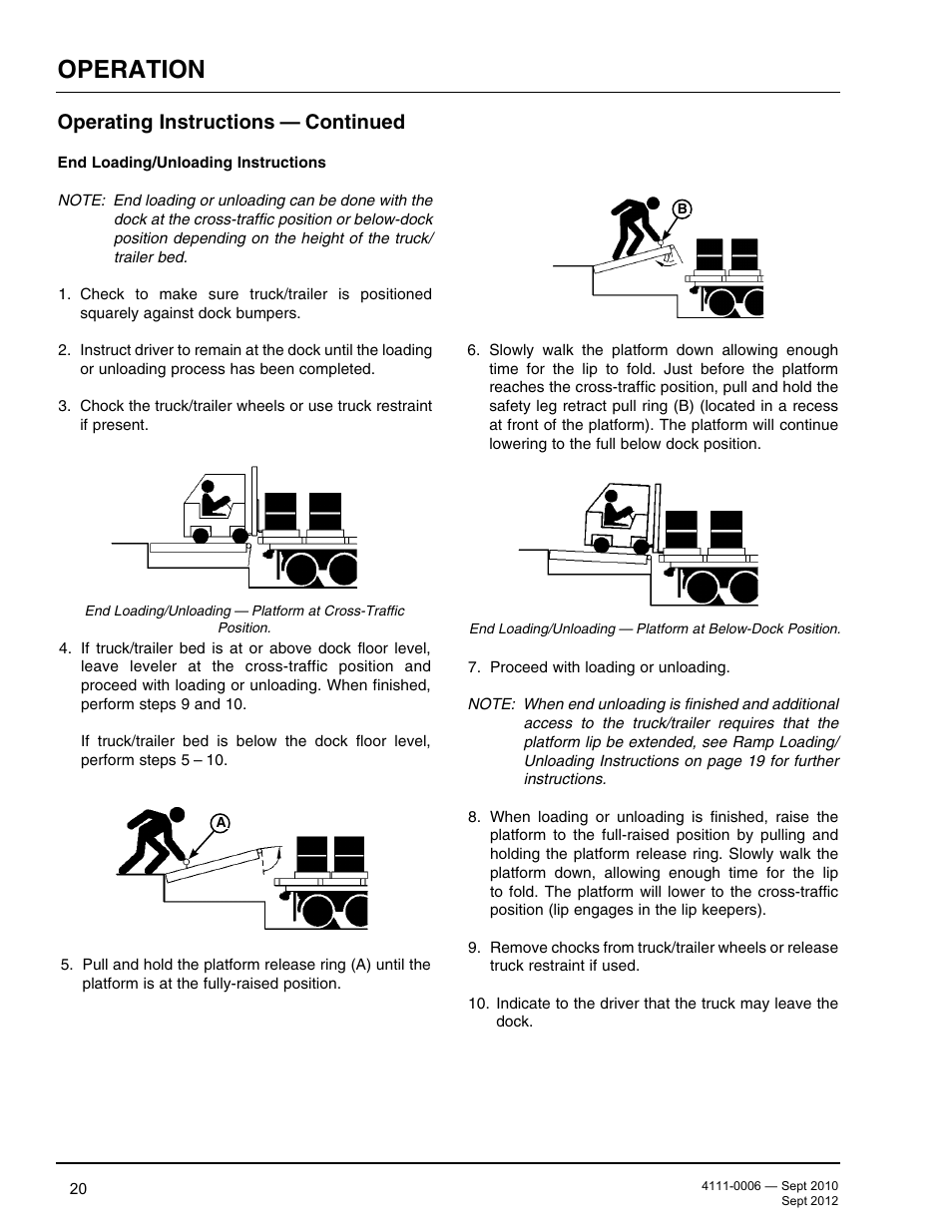 Operation, Operating instructions — continued | Poweramp CM SERIES MECHANICAL User Manual | Page 22 / 44