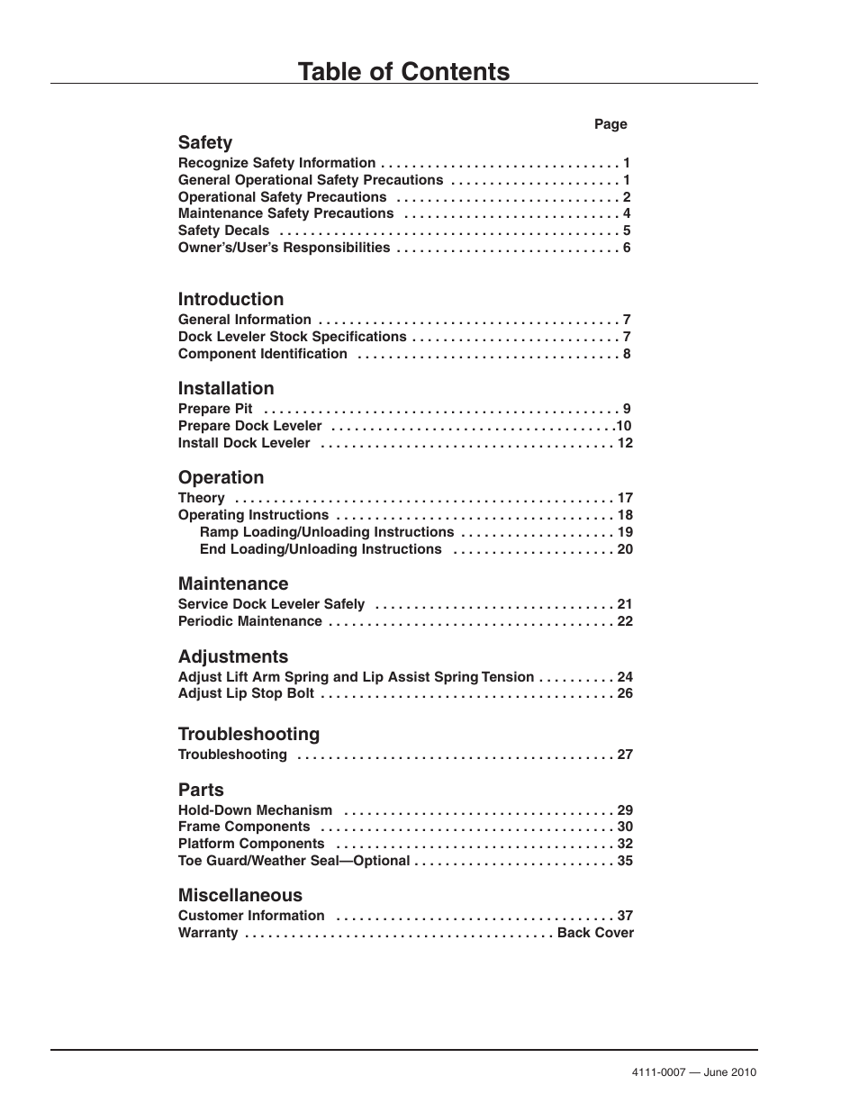 Poweramp HM SERIES MECHANICAL User Manual | Page 2 / 40
