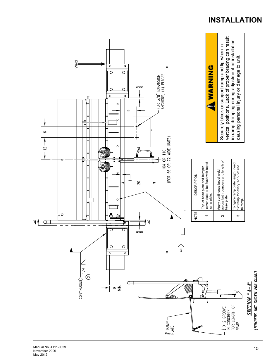 Installation | Poweramp HNL SERIES HYDRAULIC User Manual | Page 17 / 48