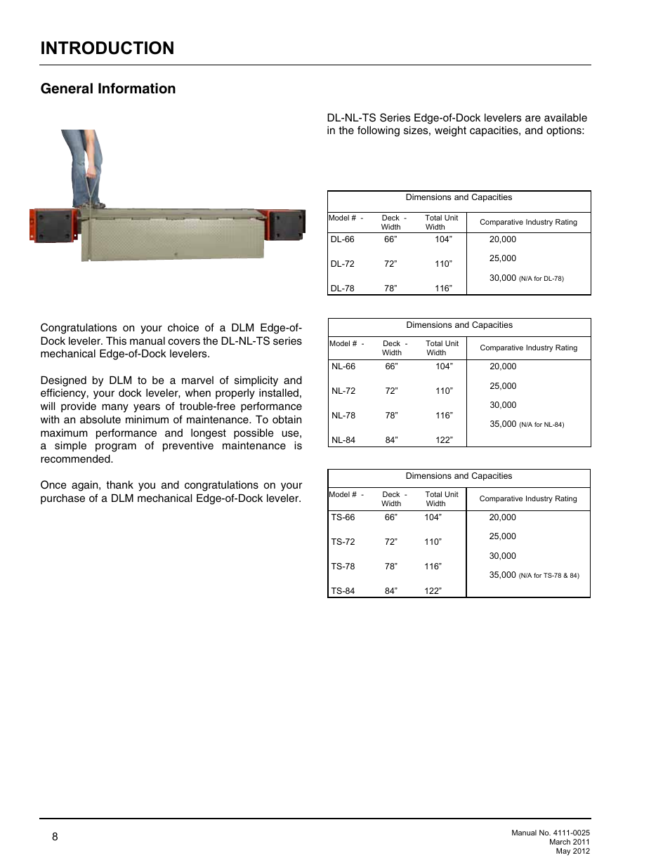 Introduction, General information | Poweramp EOD DL-NL-TS SERIES User Manual | Page 10 / 44