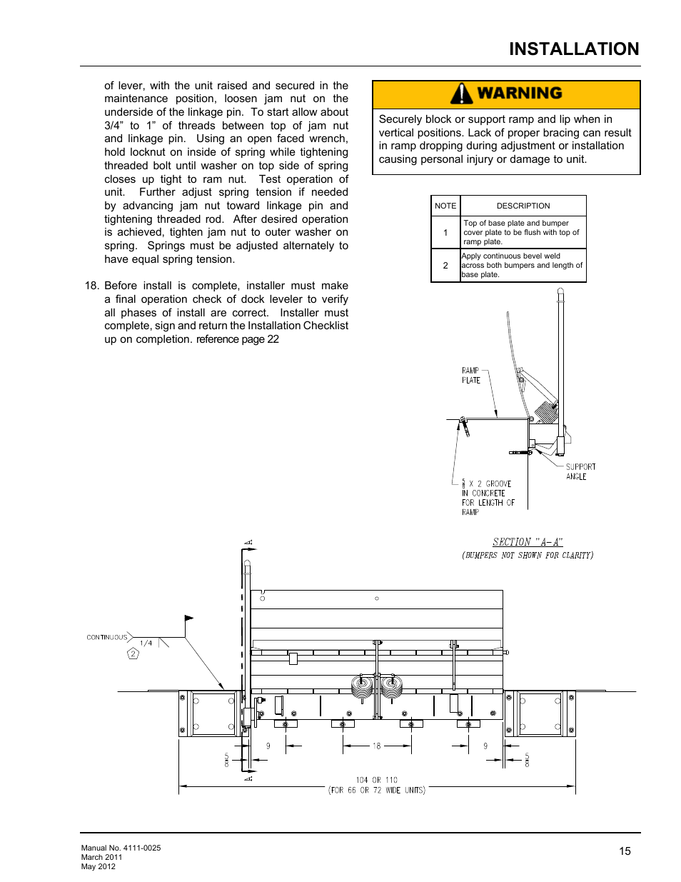 Installation | Poweramp EOD DL-NL-TS SERIES User Manual | Page 17 / 44
