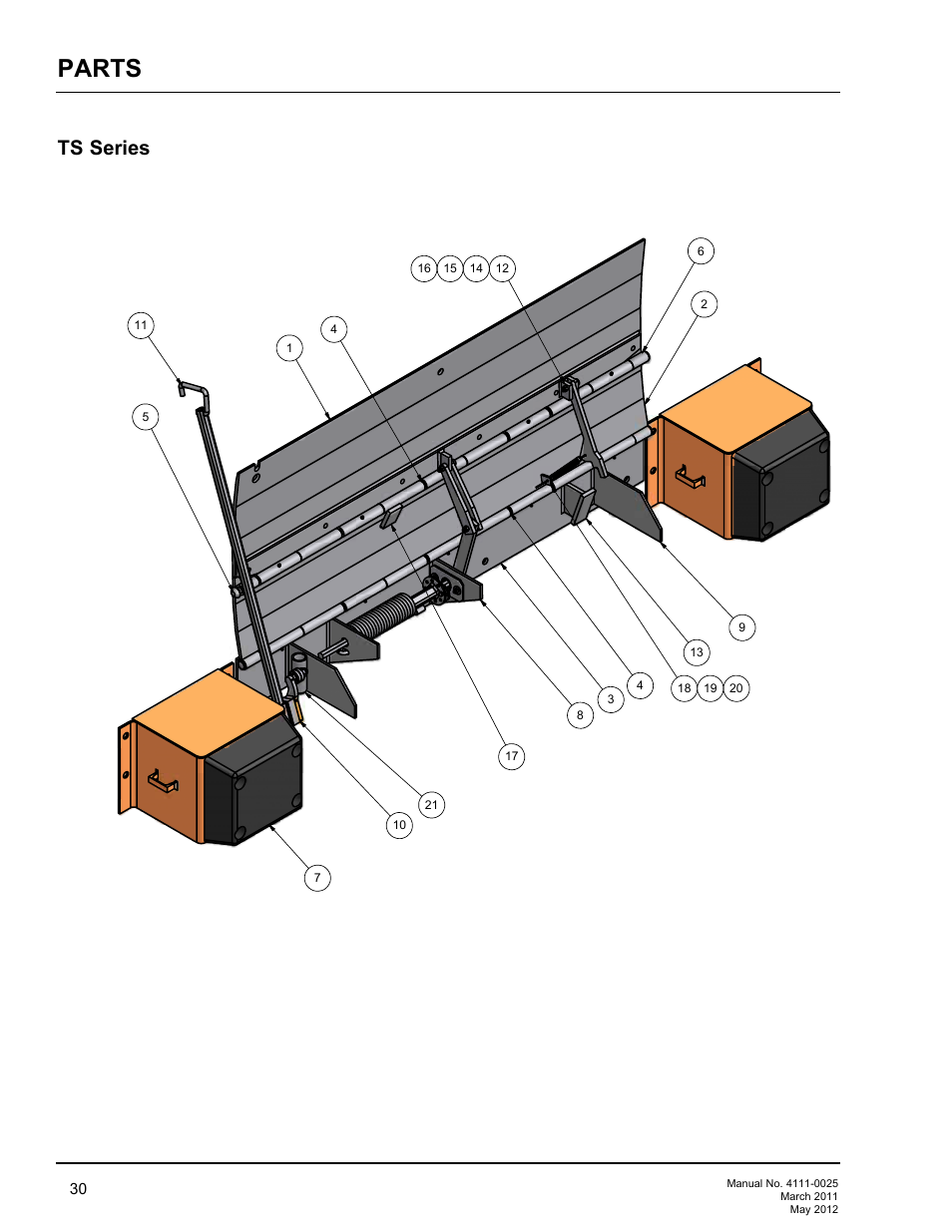 Parts, Nl-rr-1, Ts series | Poweramp EOD DL-NL-TS SERIES User Manual | Page 32 / 44