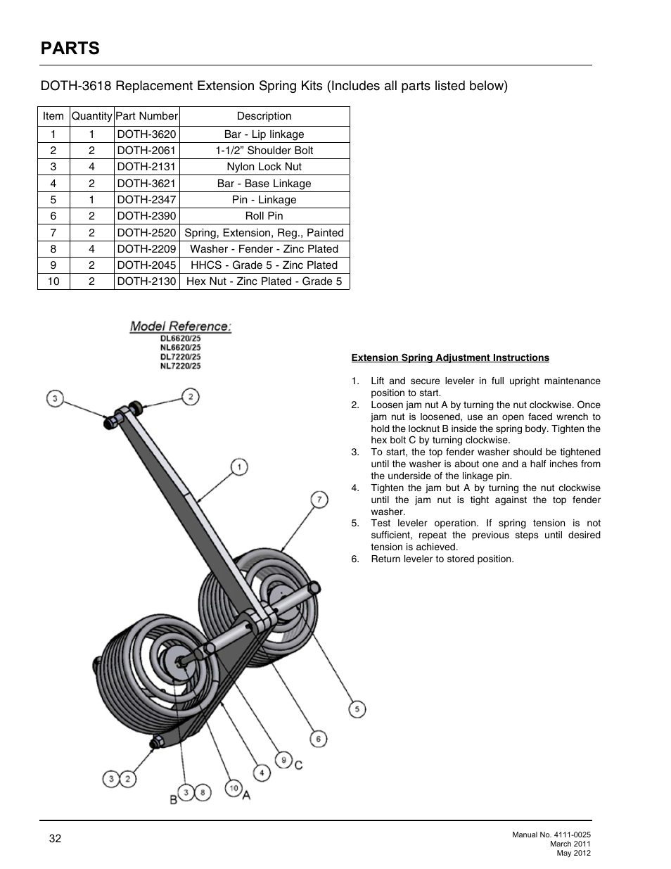 Parts | Poweramp EOD DL-NL-TS SERIES User Manual | Page 34 / 44