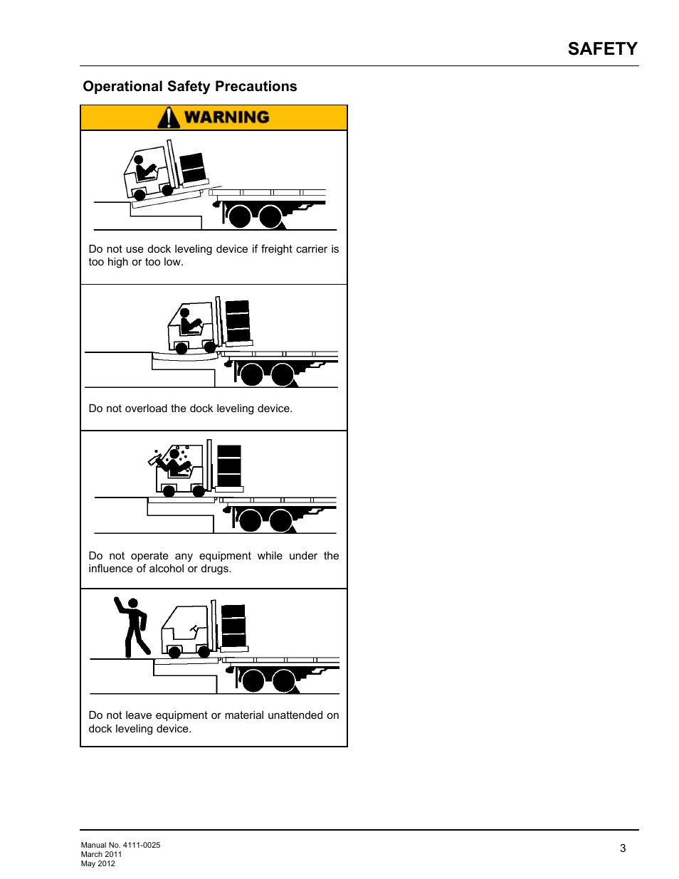 Safety, Operational safety precautions | Poweramp EOD DL-NL-TS SERIES User Manual | Page 5 / 44