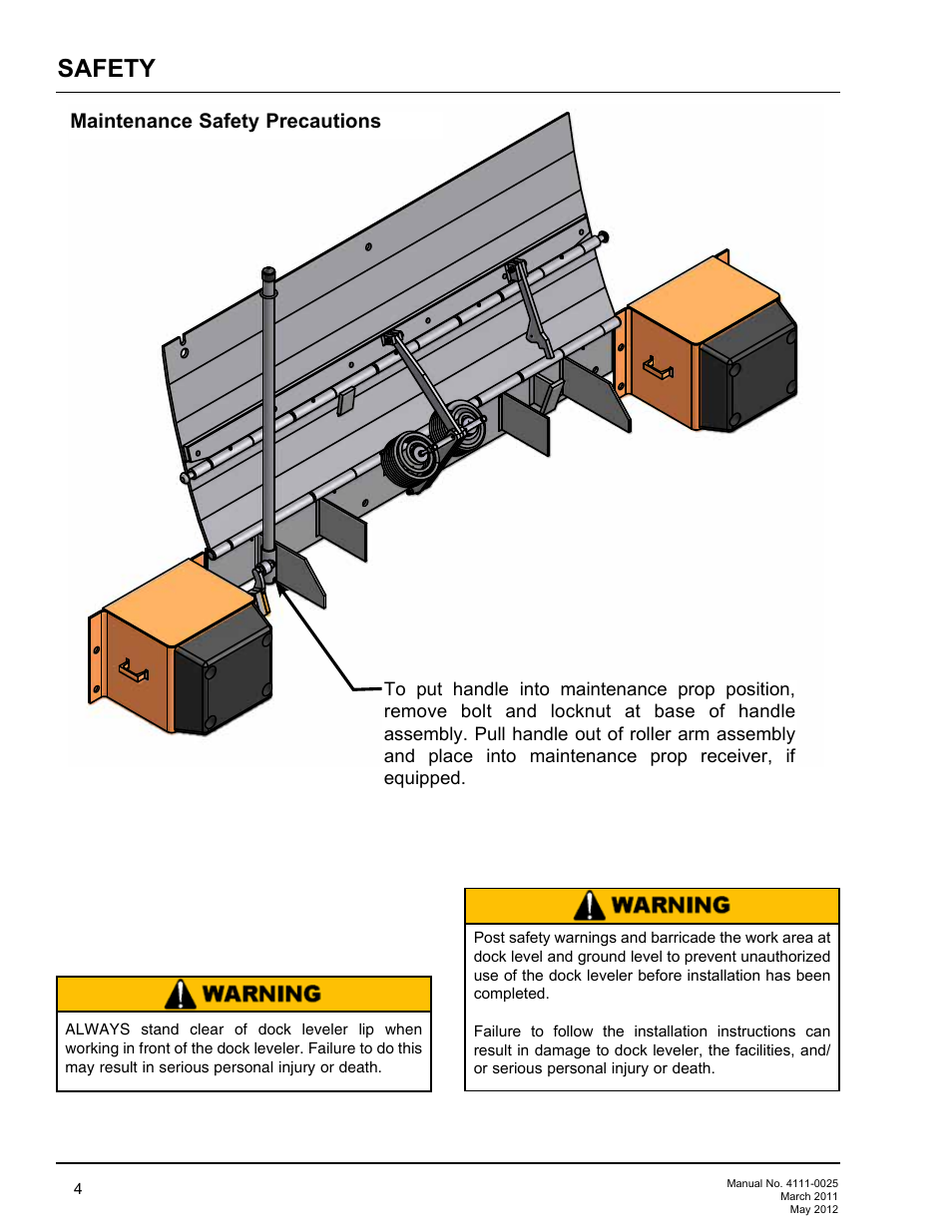 Safety, Maintenance safety precautions | Poweramp EOD DL-NL-TS SERIES User Manual | Page 6 / 44