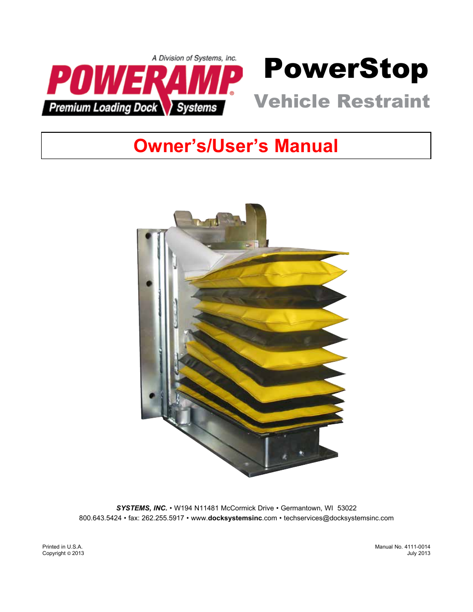 Poweramp POWERSTOP SERIES User Manual | 36 pages