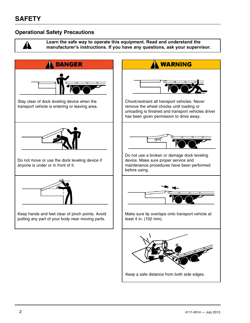 Safety, Operational safety precautions | Poweramp POWERSTOP SERIES User Manual | Page 4 / 36