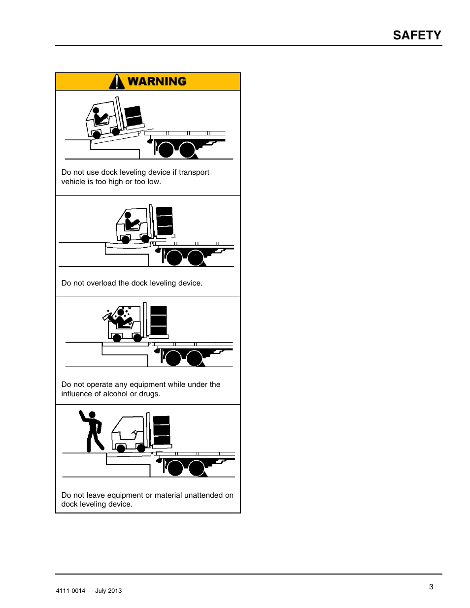 Safety | Poweramp POWERSTOP SERIES User Manual | Page 5 / 36
