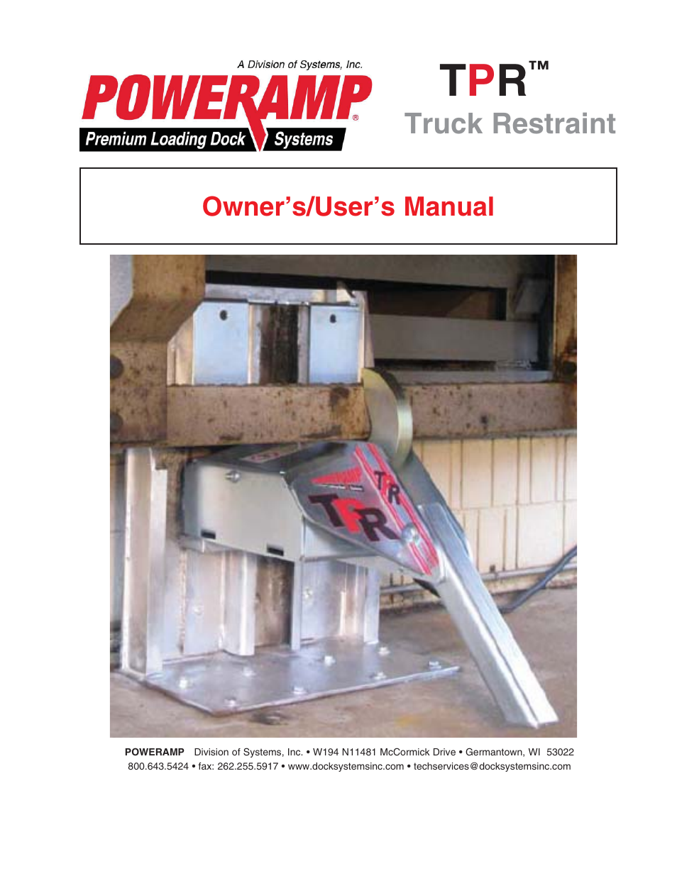 Poweramp TPR SERIES User Manual | 44 pages