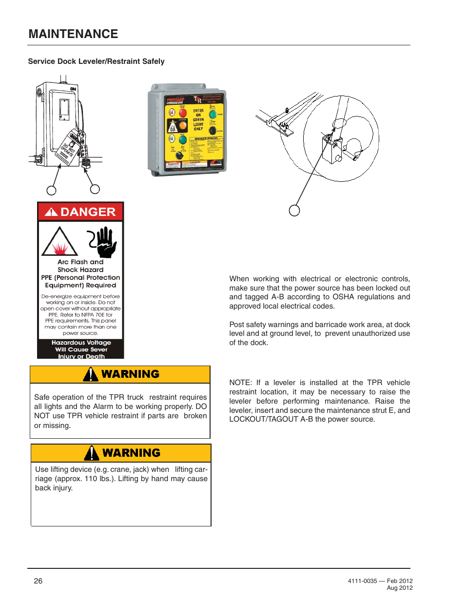 Maintenance | Poweramp TPR SERIES User Manual | Page 28 / 44