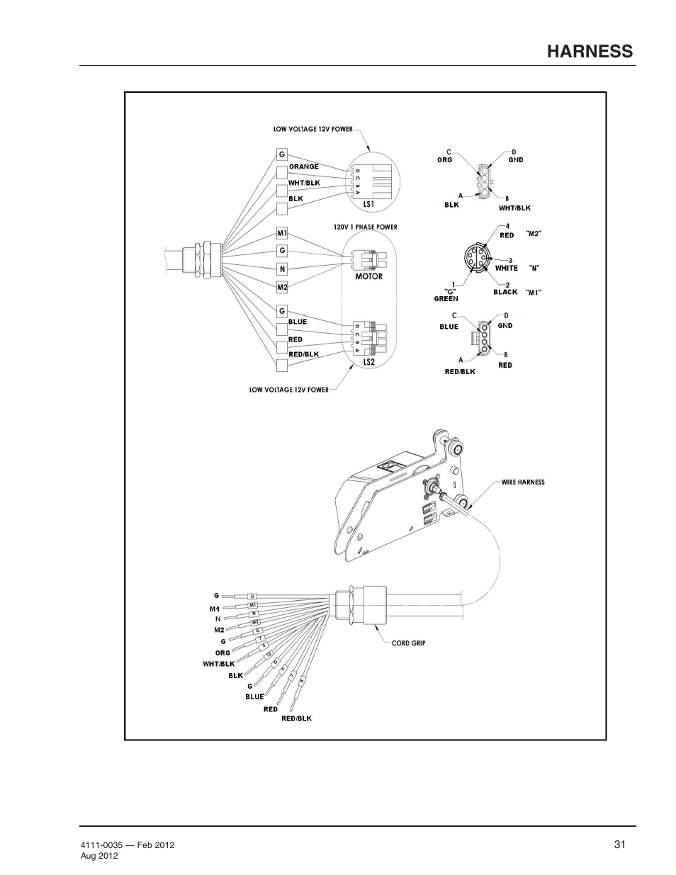 Harness | Poweramp TPR SERIES User Manual | Page 33 / 44