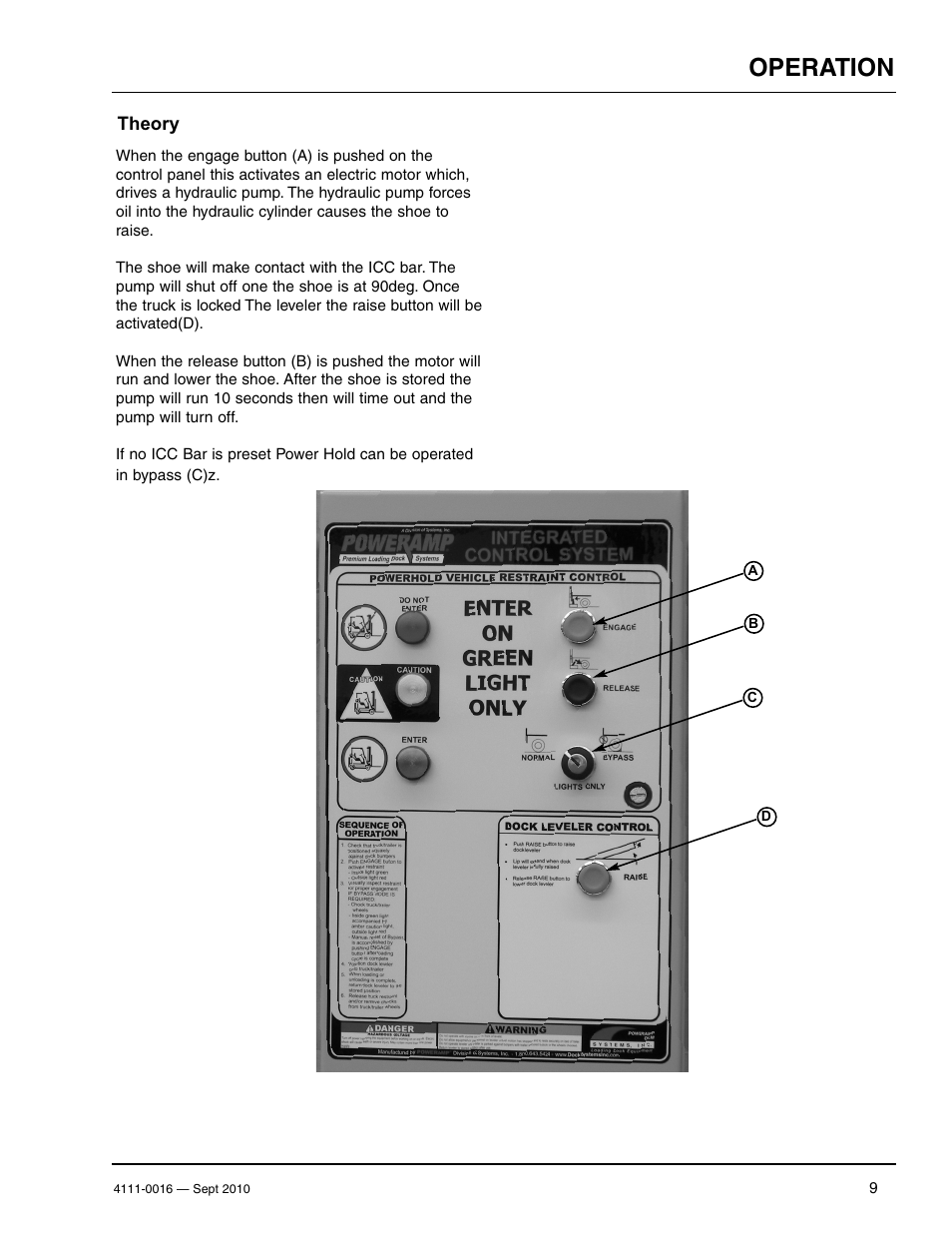 Operation | Poweramp POWERHOLD SC SERIES User Manual | Page 11 / 56
