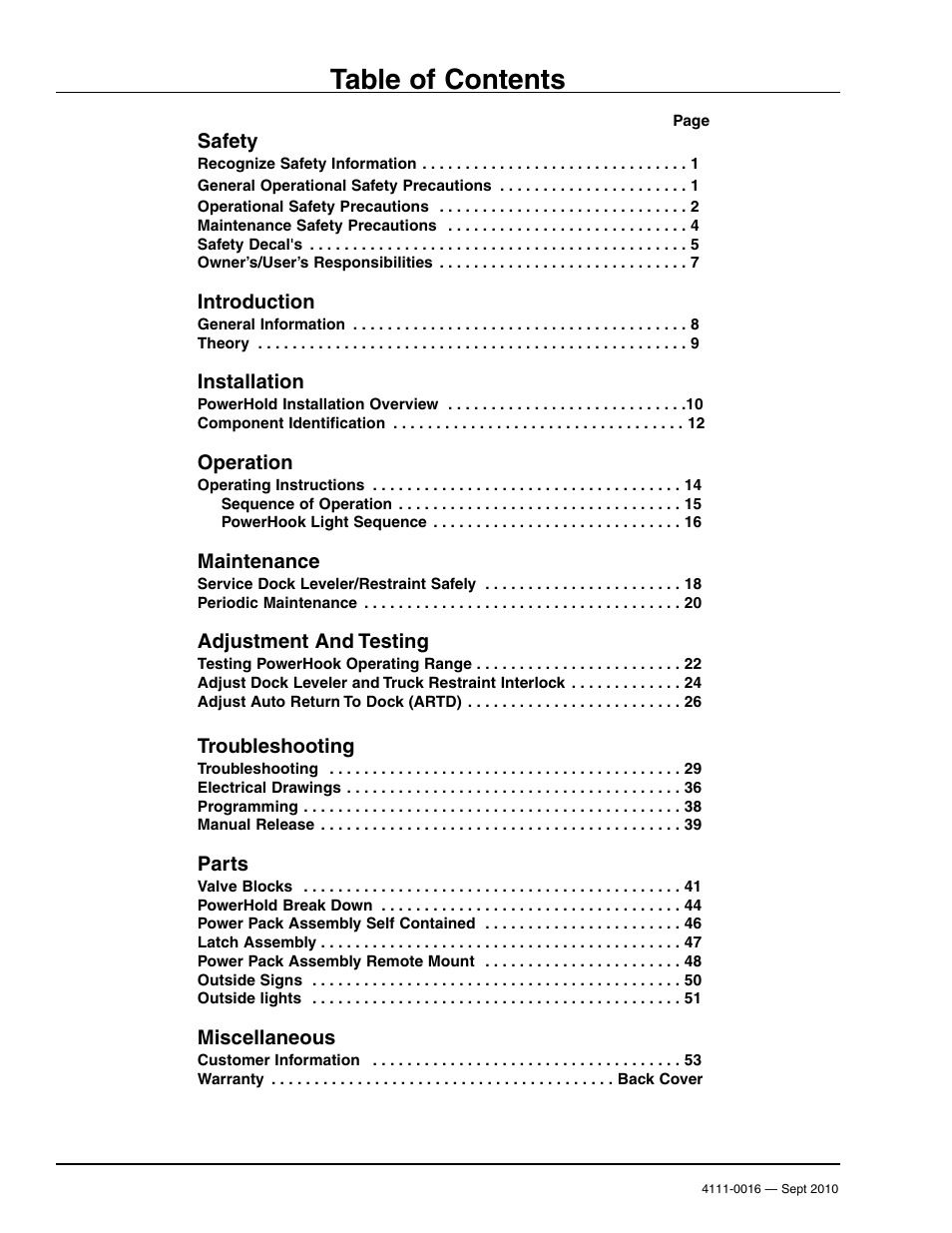 Poweramp POWERHOLD SC SERIES User Manual | Page 2 / 56