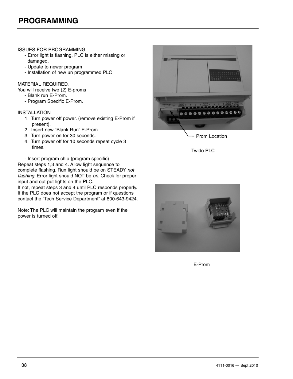 Programming | Poweramp POWERHOLD SC SERIES User Manual | Page 40 / 56