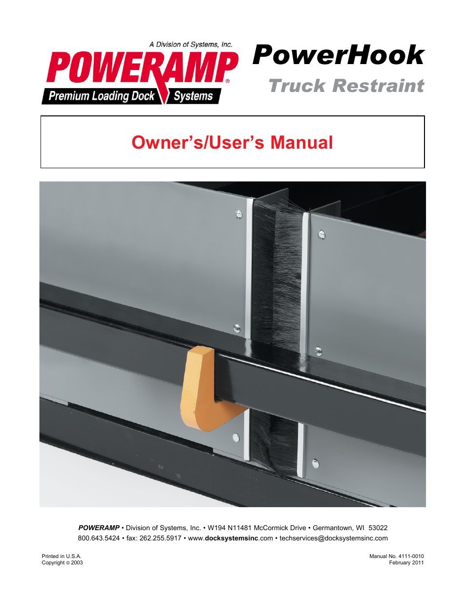 Poweramp POWERHOOK SERIES User Manual | 60 pages