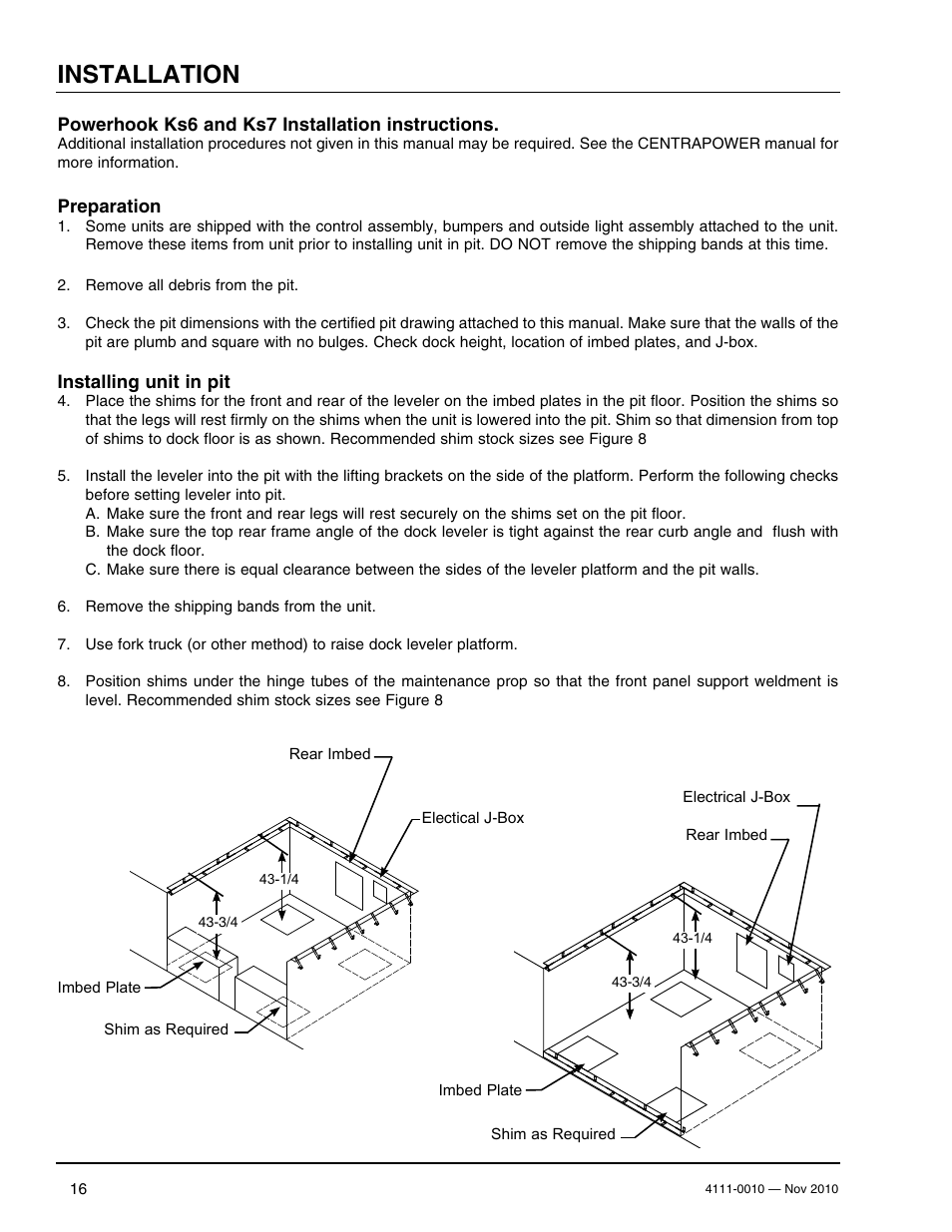 Installation | Poweramp POWERHOOK SERIES User Manual | Page 18 / 60