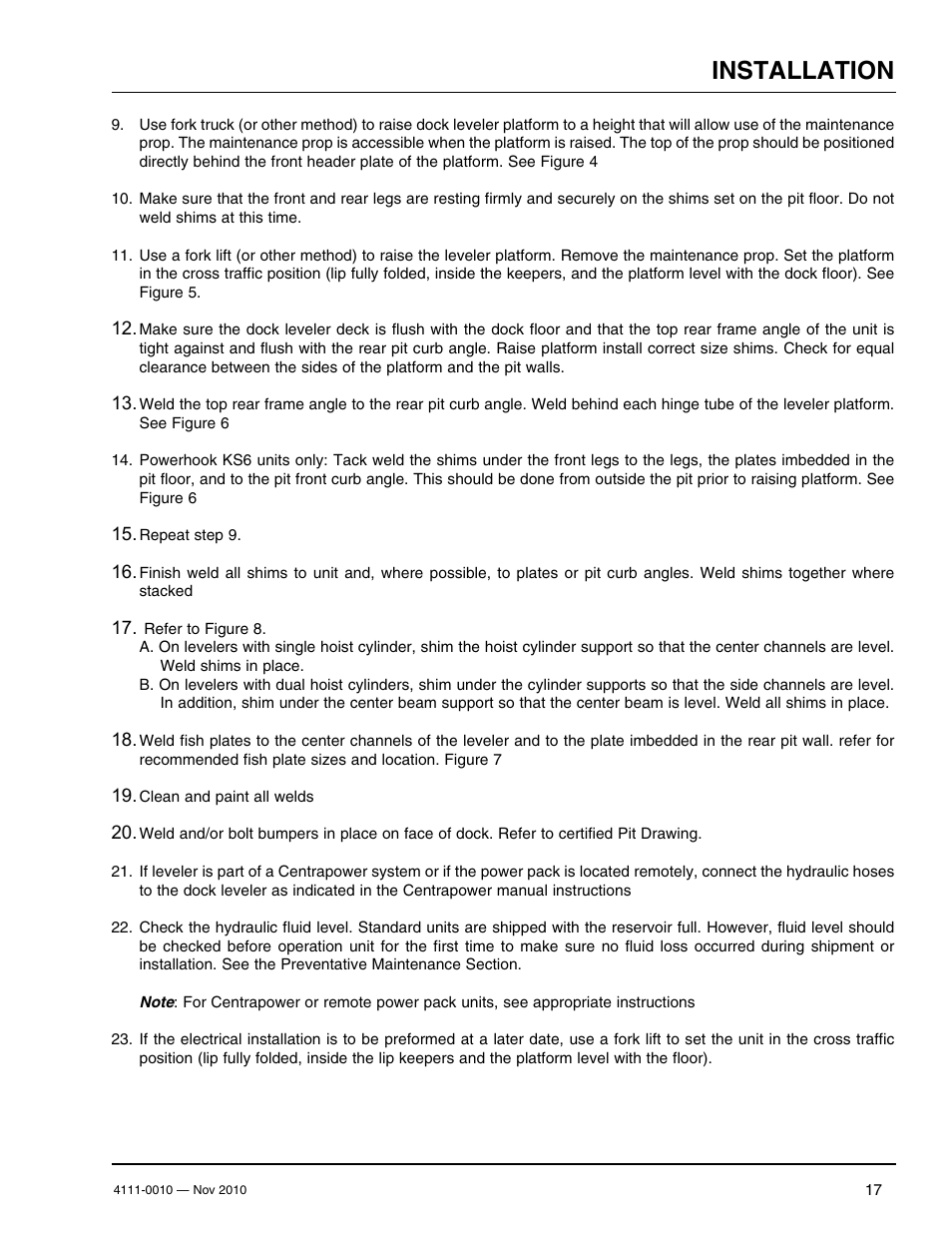 Installation | Poweramp POWERHOOK SERIES User Manual | Page 19 / 60